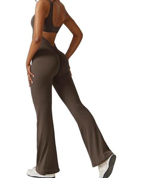 Flare Scrunch Jumpsuit