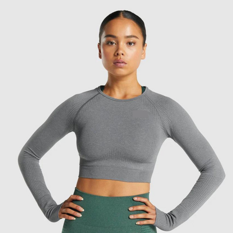 Seamless Long Sleeve Crop Top